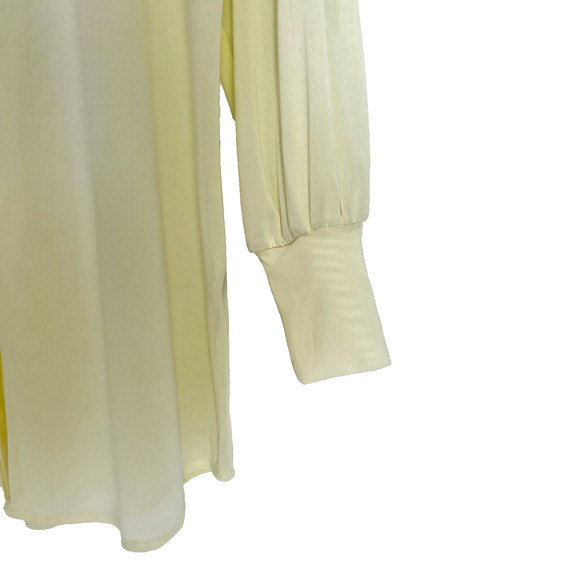 Meshki Sheer Mesh Oversized Button Down Shirt Swim Coverup/Going Out Top size XS - Picture 7 of 9